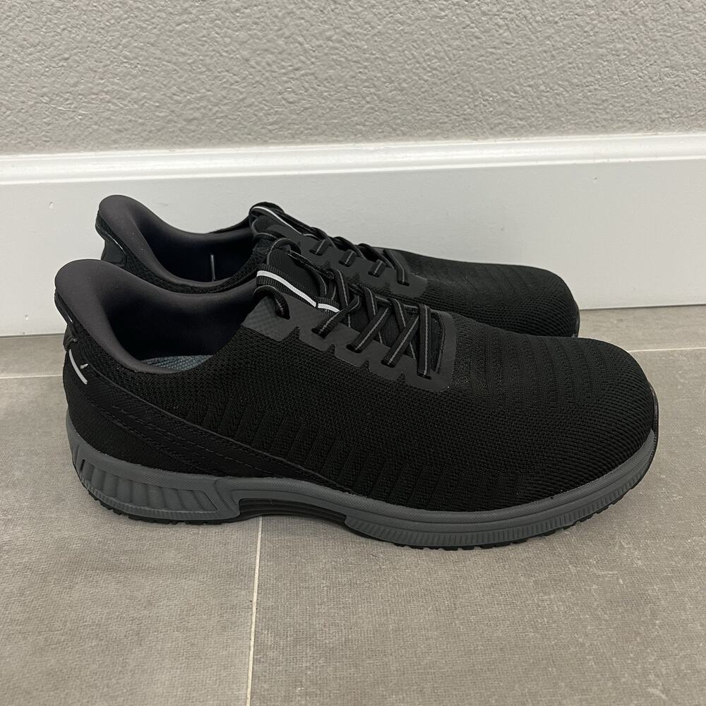 Orthofeet Yari Men's Size 11 Wide 6E Black Comfort Sneakers Shoes 20011
